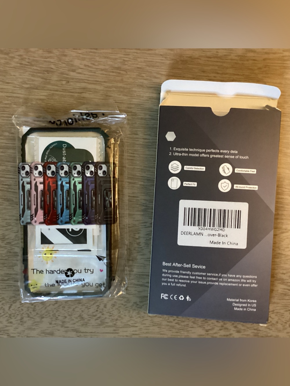 DEERLAMN Case for iPhone SE Rotated Ring Kickstand NWT